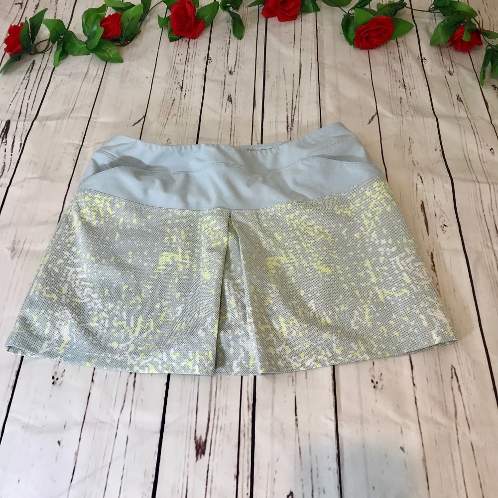 Adidas Medium Blue/Yellow tennis or golf skirt
